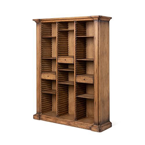 Bradley Adjustable Shelf Wooden Bookcase. Picture 1