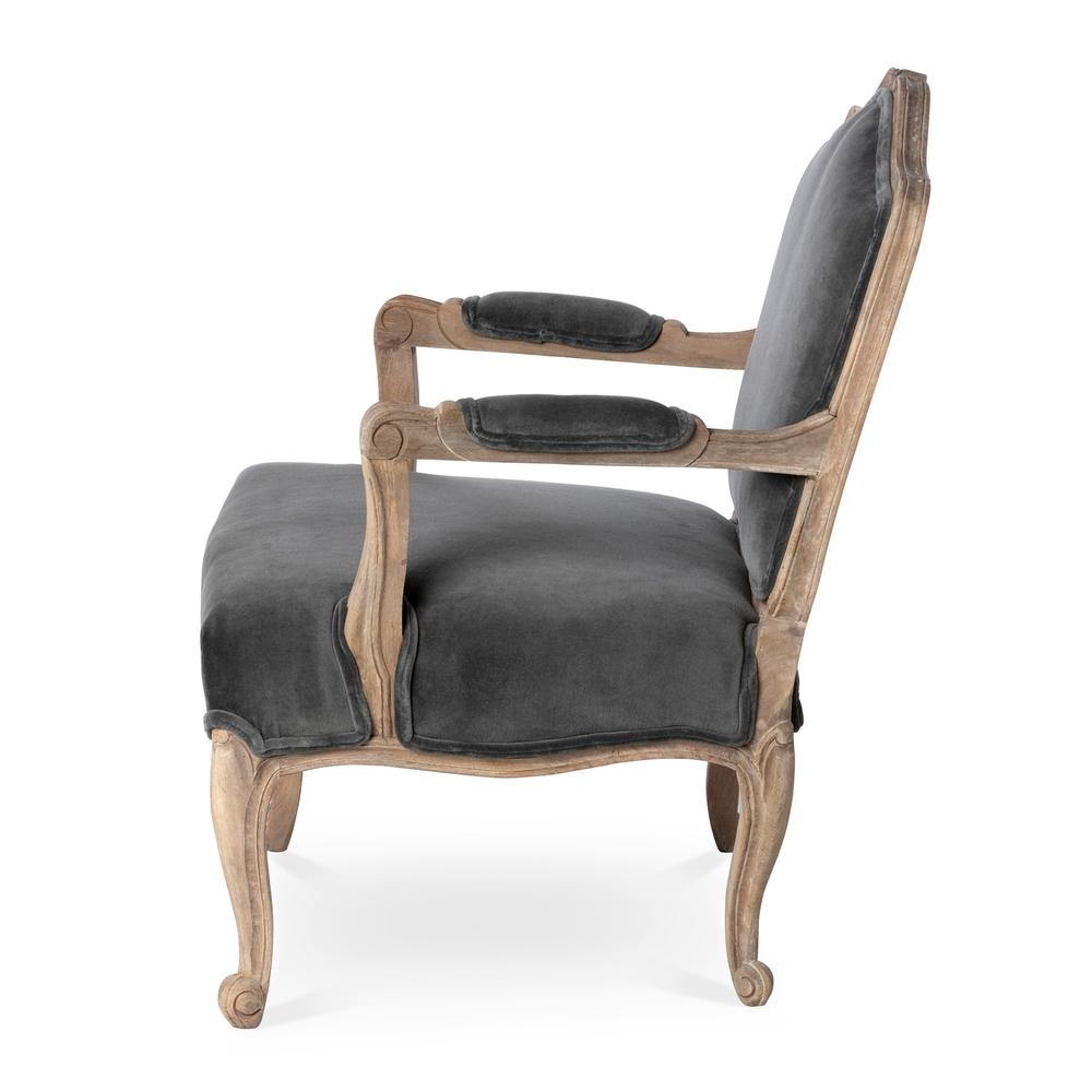 Chloe Velvet Upholstered Arm Chair. Picture 4