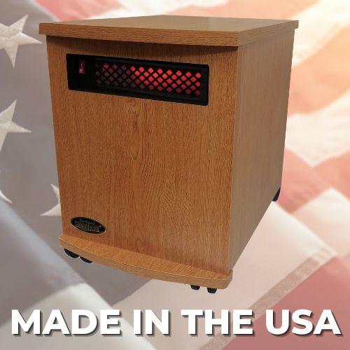 Original SUNHEAT USA1500-M Infrared Heater - Oak. Picture 2