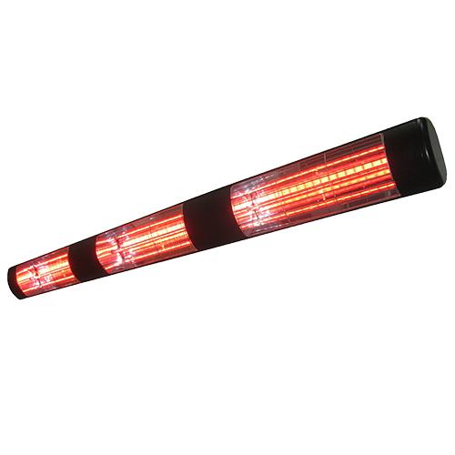 240V Wall Mount Electric Patio Heater by SUNHEAT- 4500W- Black. Picture 1