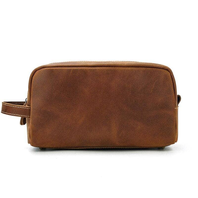The Wanderer Toiletry Bag | Genuine Leather Toiletry Bag. Picture 2
