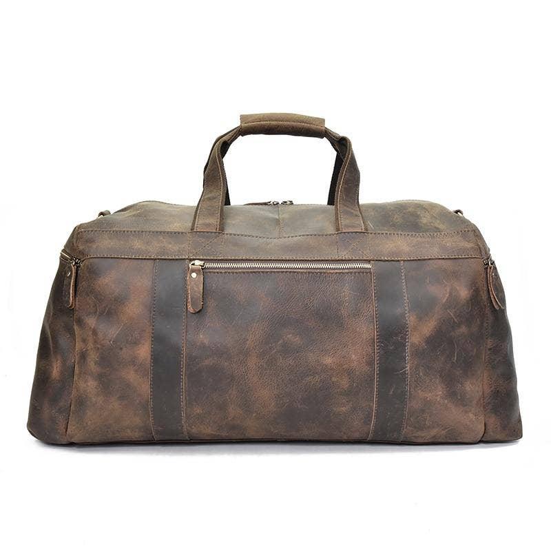 The Colden Duffle Bag | Large Capacity Leather Weekender. Picture 2