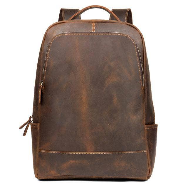 The Vernon Backpack | Genuine Vintage Leather Minimalist Backpack. Picture 2