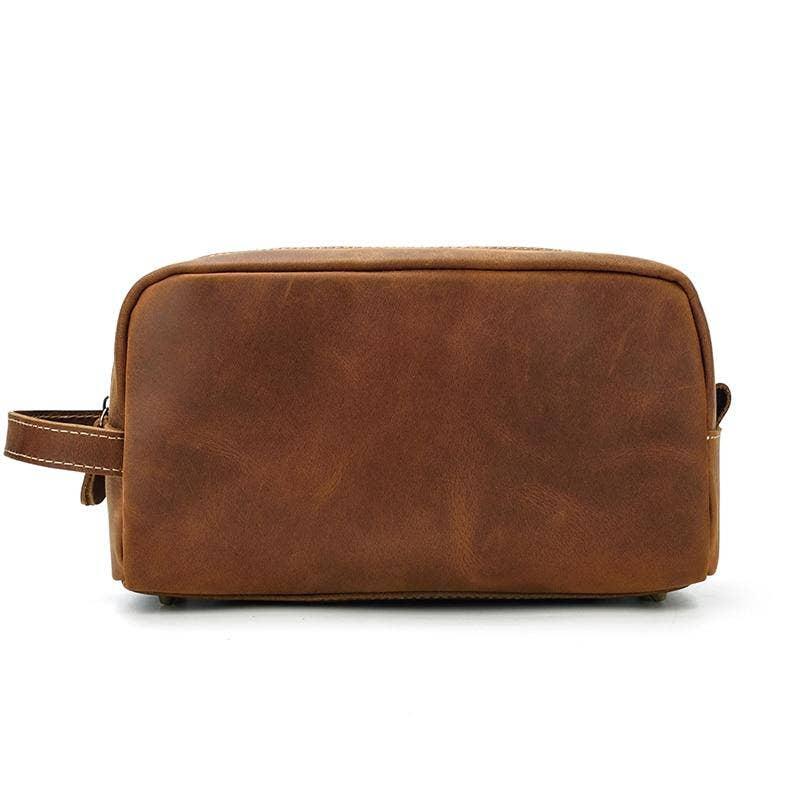 The Wanderer Toiletry Bag | Genuine Leather Toiletry Bag. Picture 4