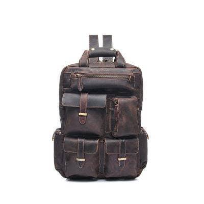 The Shelby Backpack | Handmade Genuine Leather Backpack. Picture 4