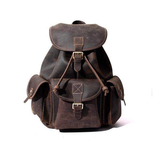 The Asmund Backpack | Genuine Leather Rucksack. Picture 1