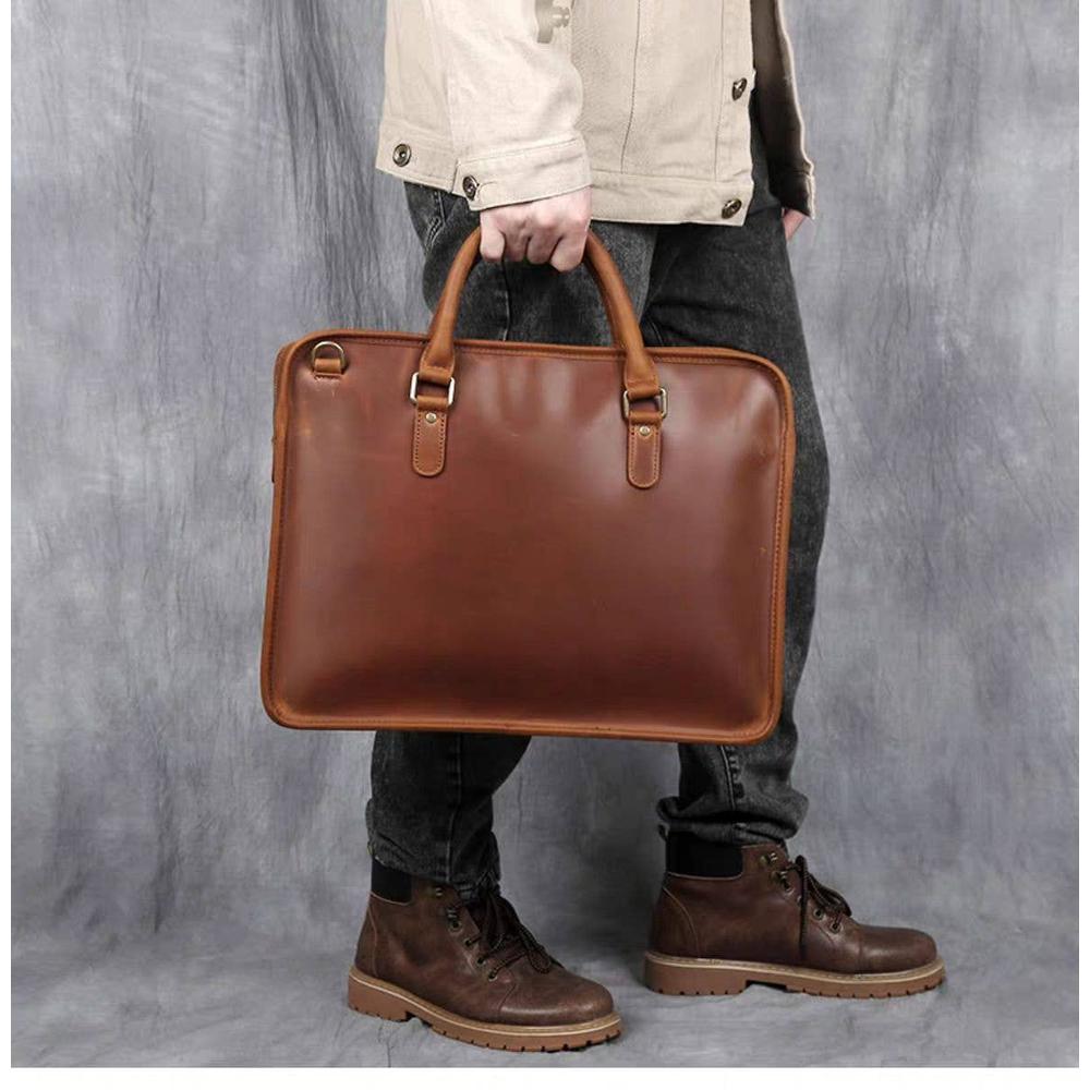 The Hemming Leather Laptop Bag. Picture 5