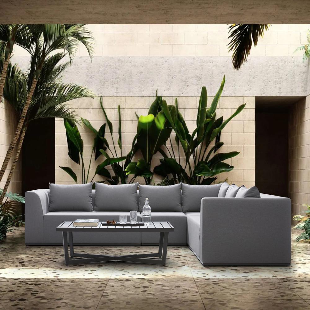 Ficarazzi Outdoor Sofa Set & Coffee Table. Picture 1