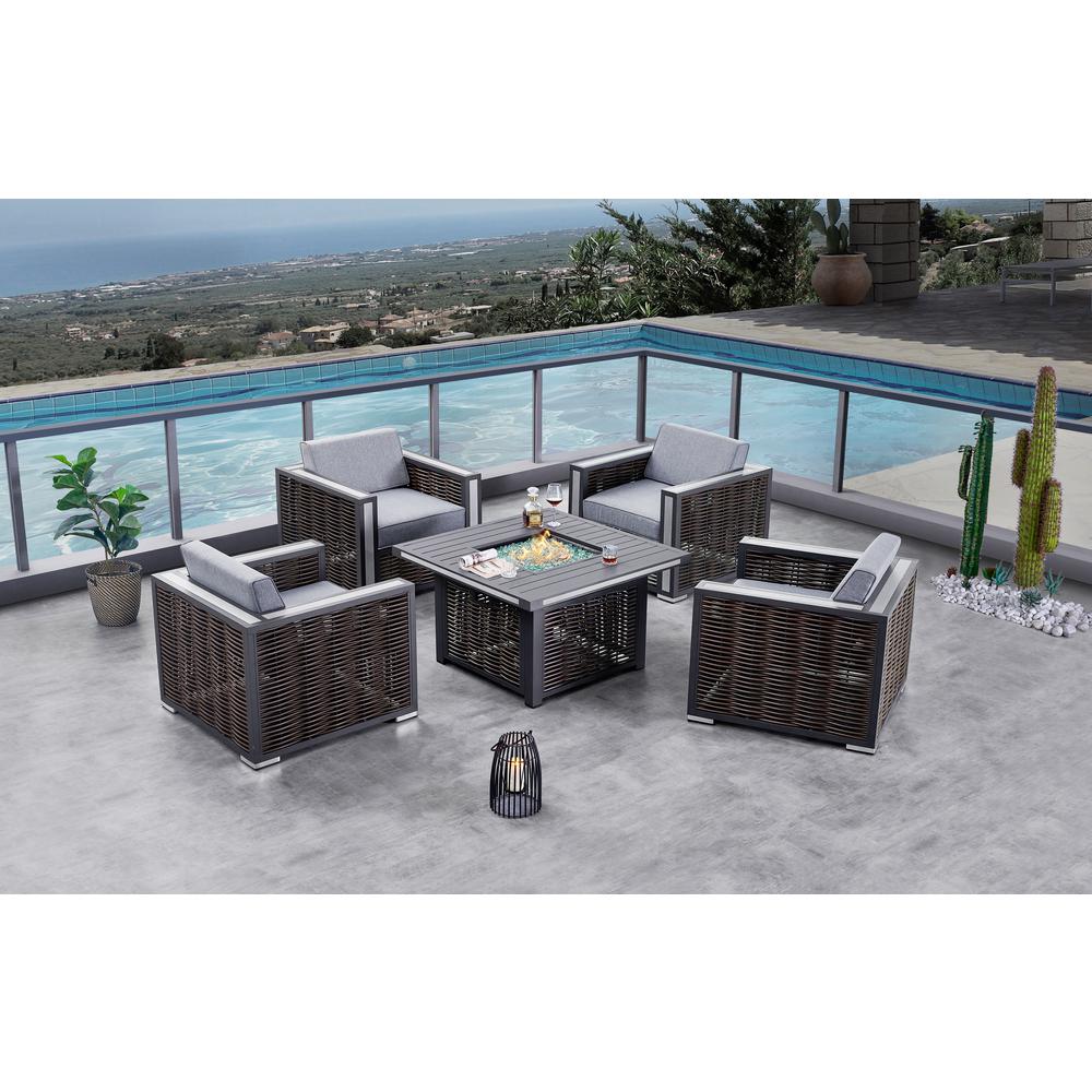 Avola Outdoor Patio Set & Firepit. Picture 9