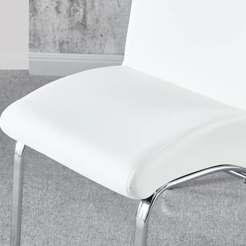 Dining Chair White. Picture 5