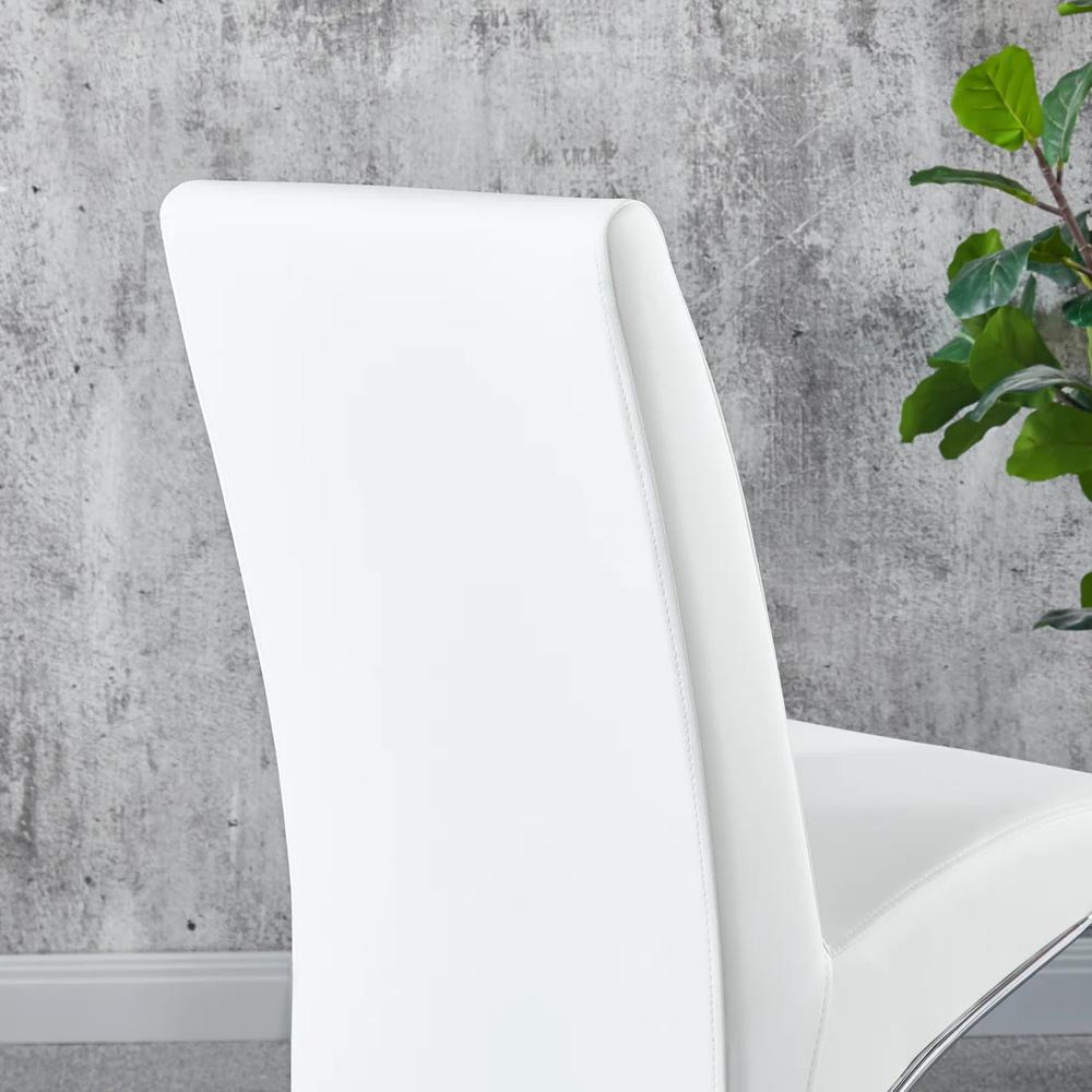 Dining Chair White. Picture 7