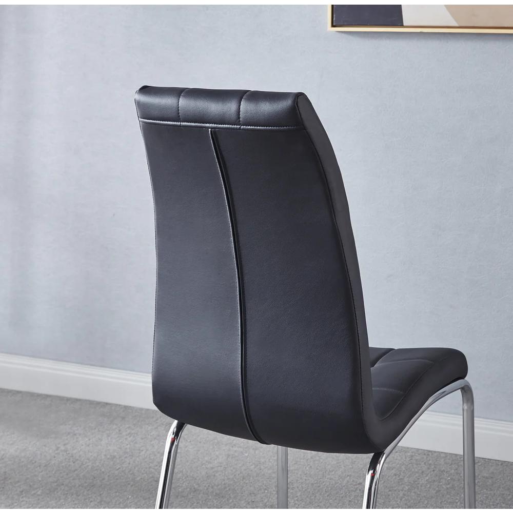 Dining Chair Black. Picture 7