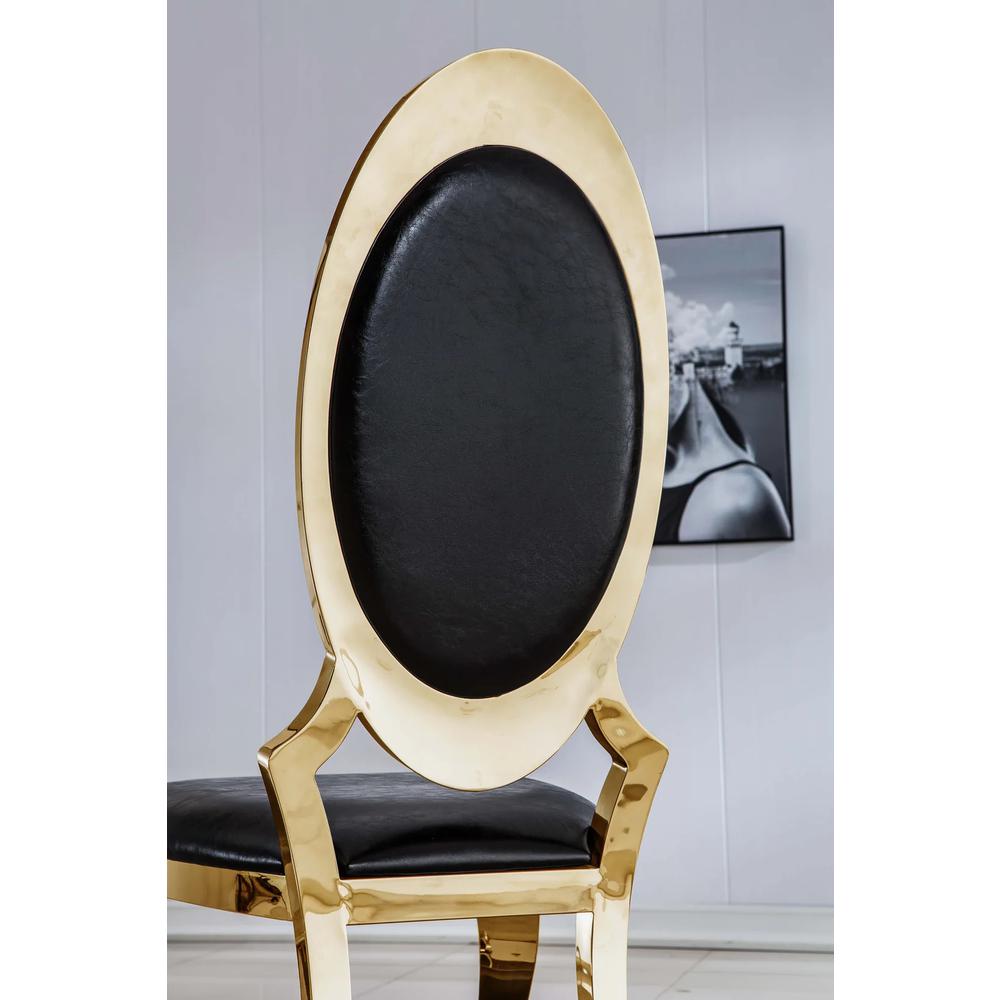 Dining Chair Black. Picture 8