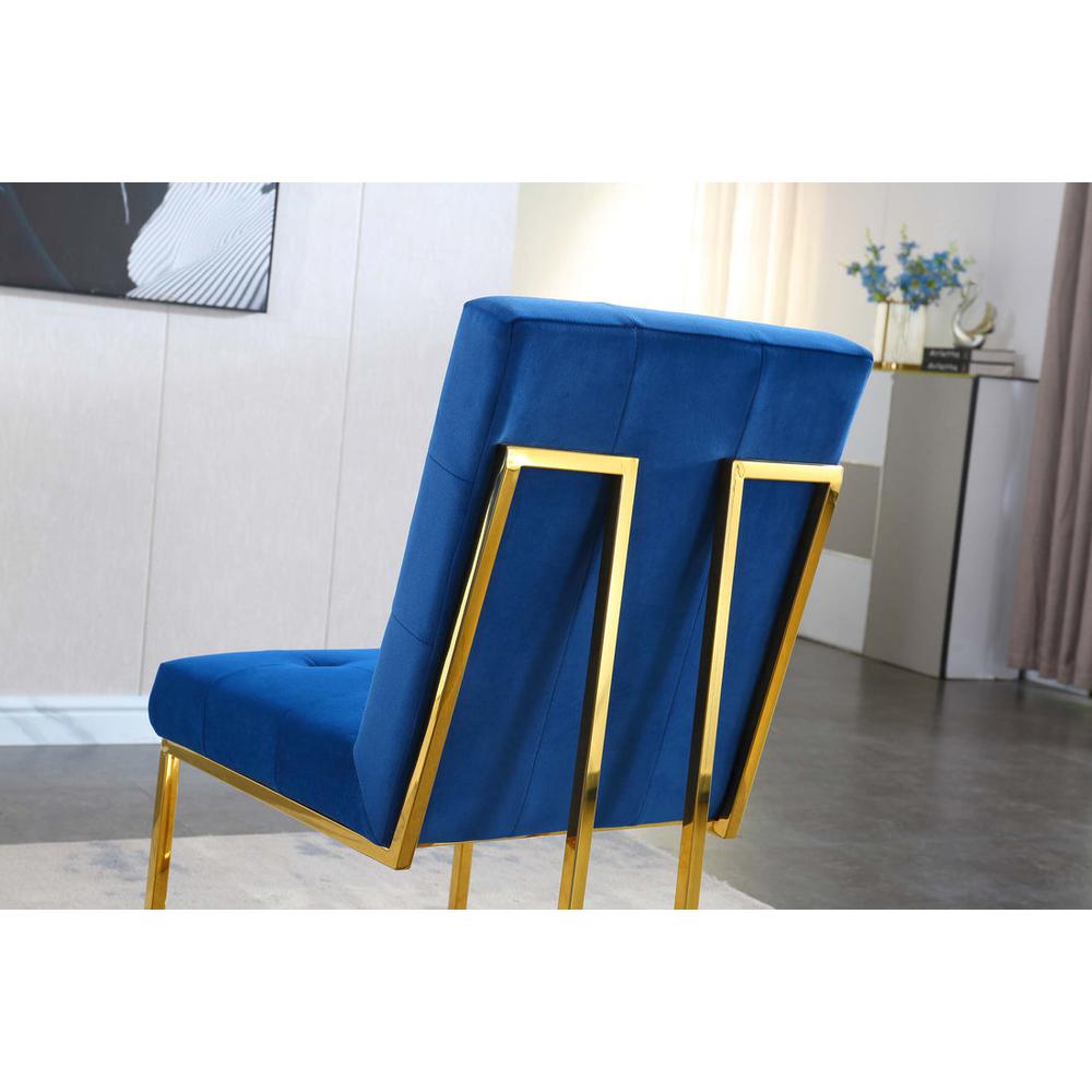Dining Chair Blue. Picture 6