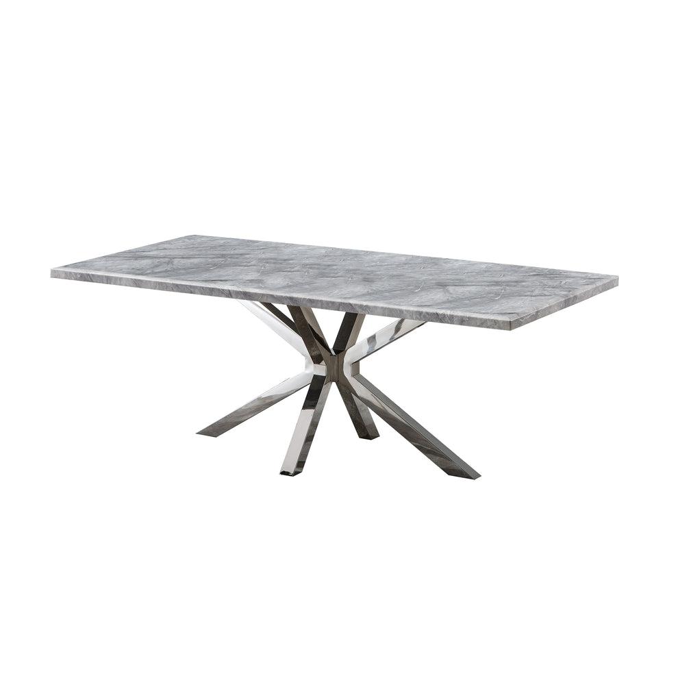 Rectangular Dining Table 26Mm Grey. Picture 1