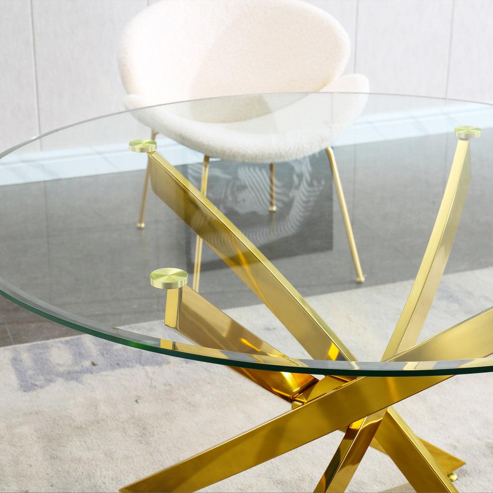 Round Dining Table 10Mm Clear. Picture 2