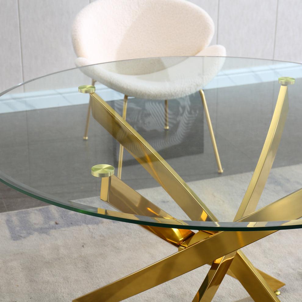 Round Dining Table 10Mm Clear. Picture 3