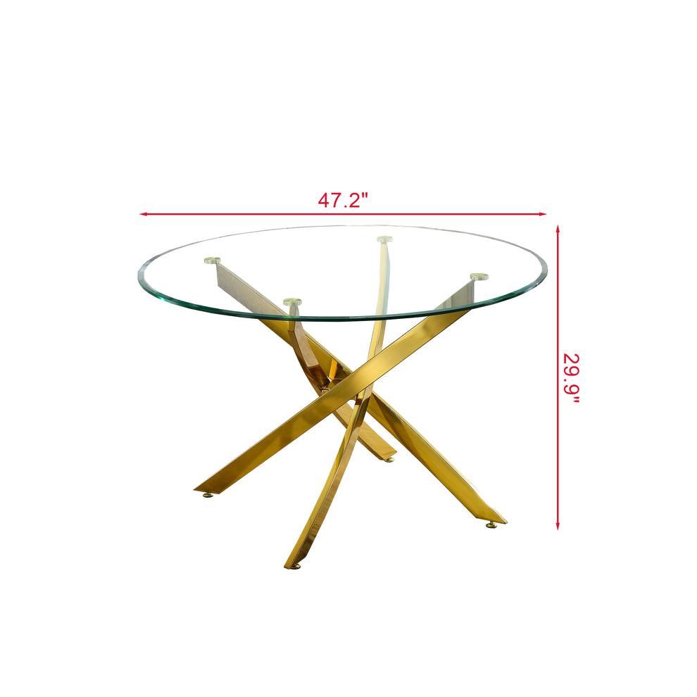 Round Dining Table 10Mm Clear. Picture 9
