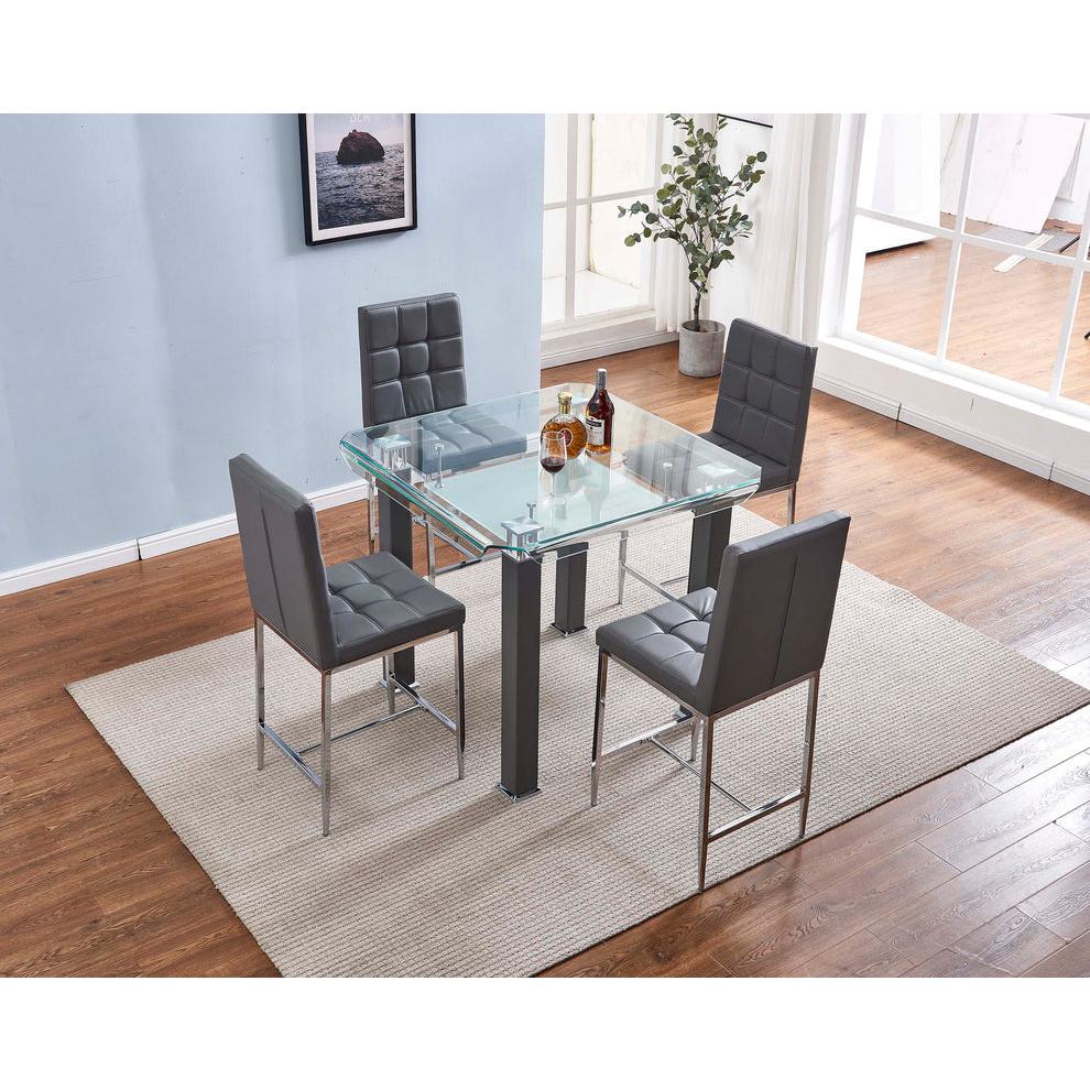 Square High Dining Table. Picture 2