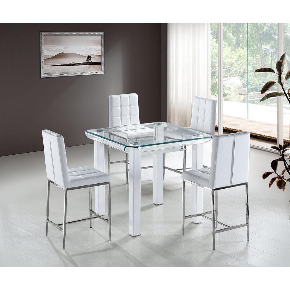 Square High Dining Table. Picture 1