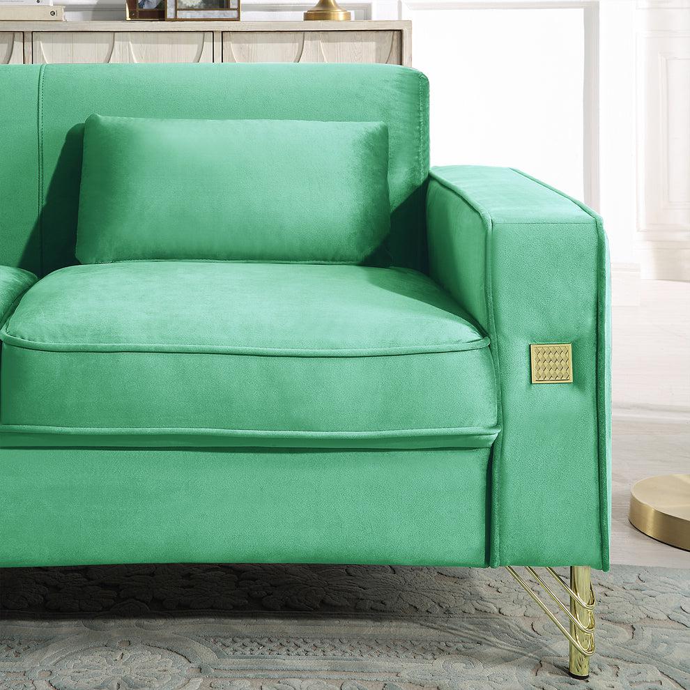 Loveseat Green. Picture 19