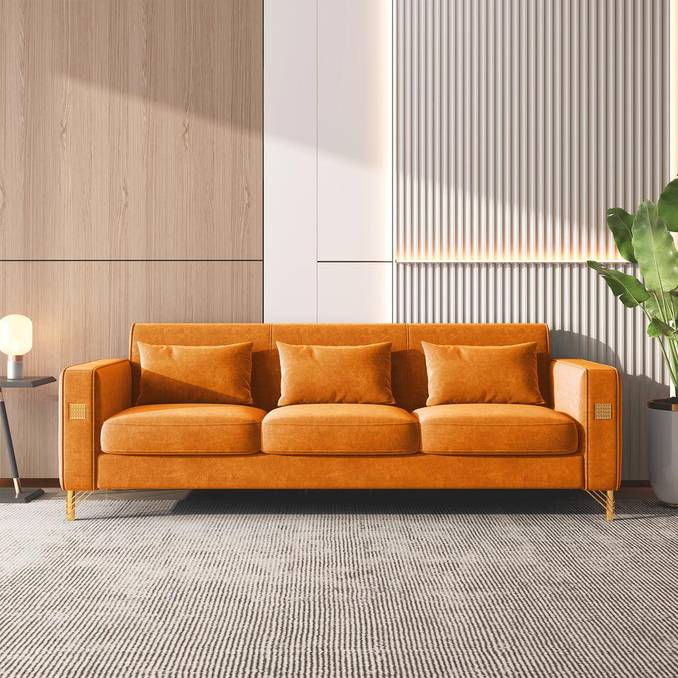 Sofa Orange. Picture 1