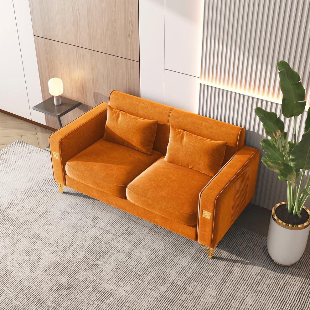 Sofa Orange. Picture 4