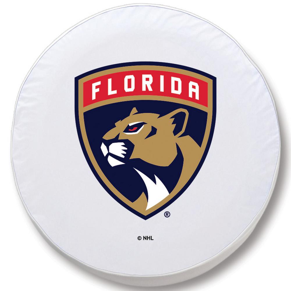 31 1/4 x 11 Florida Panthers Tire Cover. Picture 1