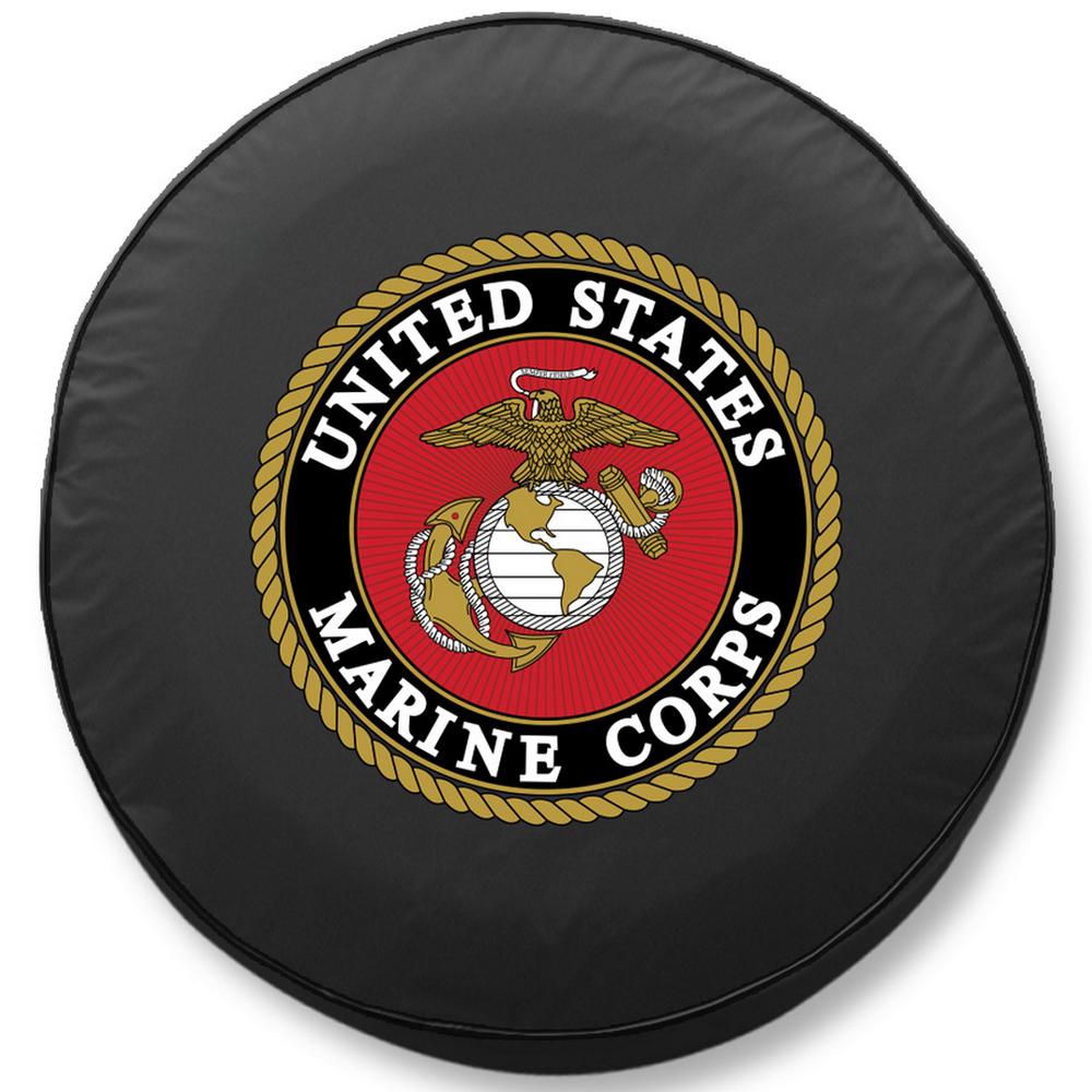 31 1/4 x 11 U.S. Marines Tire Cover. Picture 1