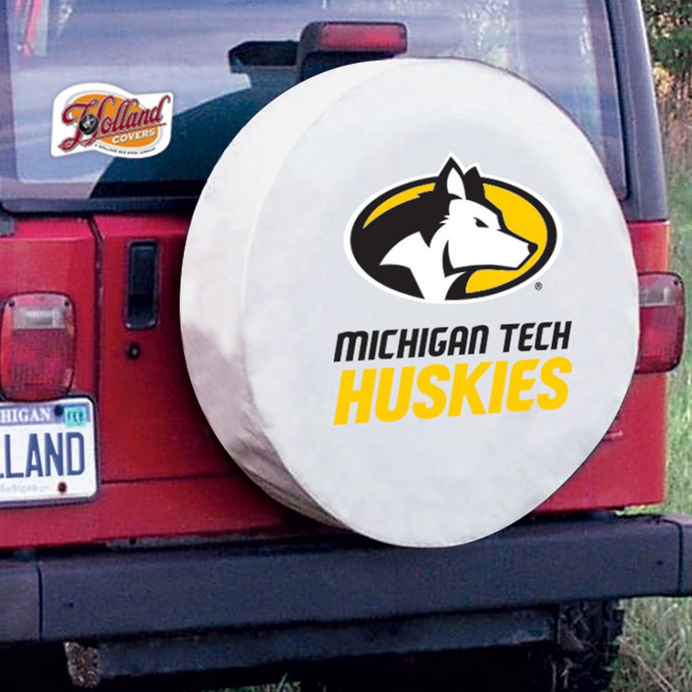 31 1/4 x 11 Michigan Tech Tire Cover. Picture 2