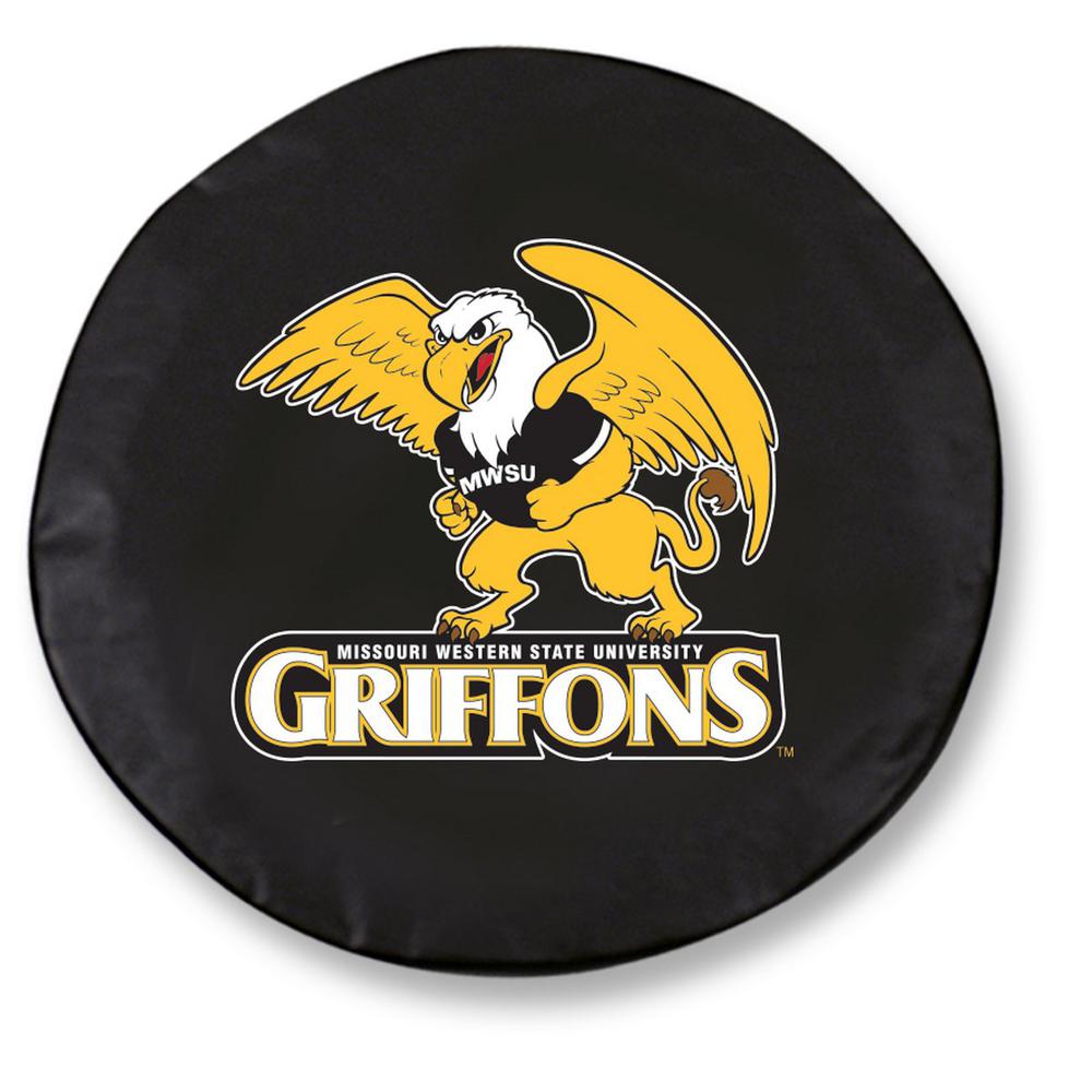 31 1/4 x 11 Missouri Western State Tire Cover. Picture 1