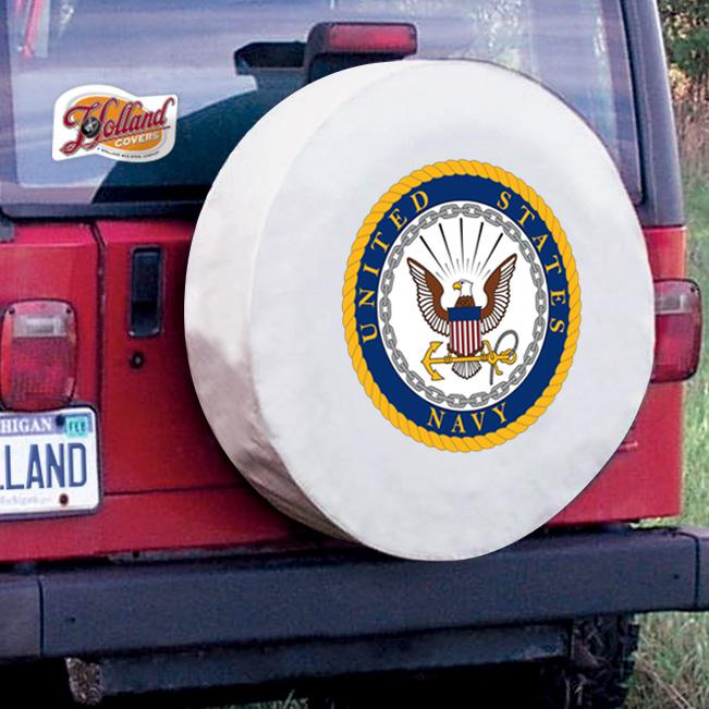 31 1/4 x 11 U.S. Navy Tire Cover. Picture 2