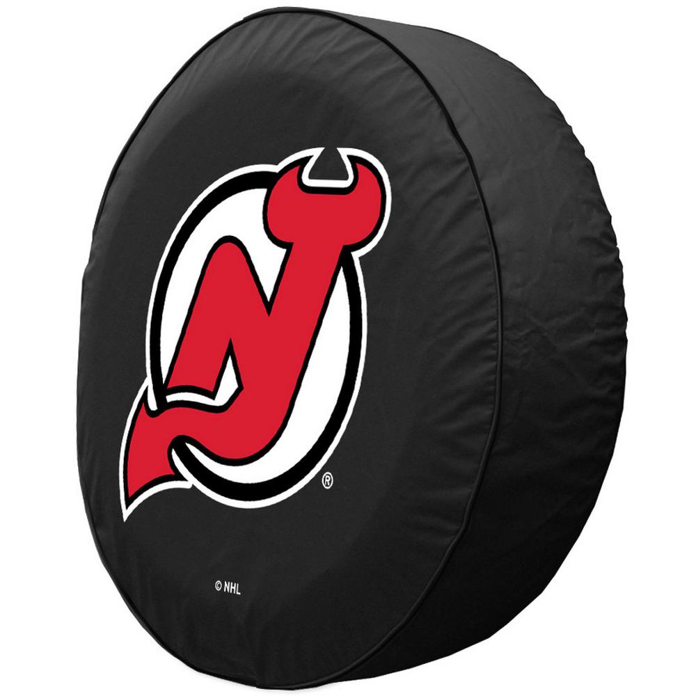 31 1/4 x 11 New Jersey Devils Tire Cover. Picture 2