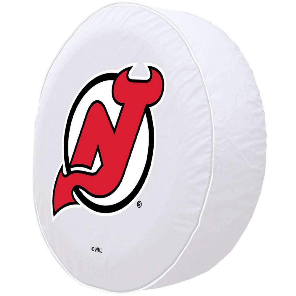 31 1/4 x 11 New Jersey Devils Tire Cover. Picture 2