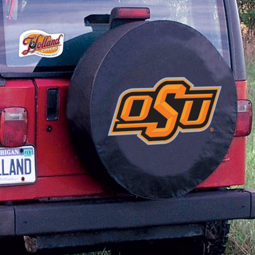 31 1/4 x 11 Oklahoma State Tire Cover. Picture 2