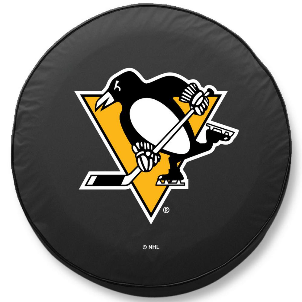31 1/4 x 11 Pittsburgh Penguins Tire Cover. Picture 1