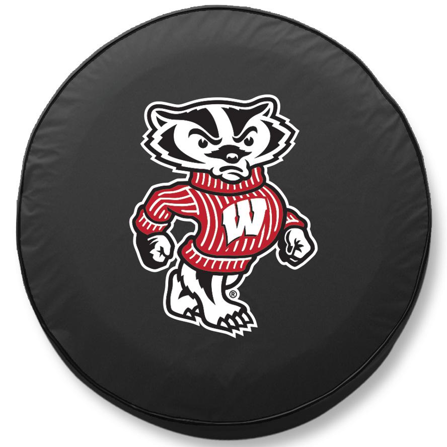 31 1/4 x 11 Wisconsin "Badger" Tire Cover. Picture 1