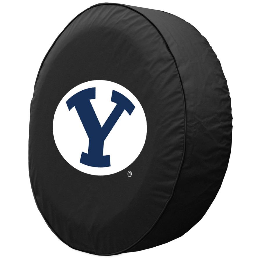 25 1/2 x 8 Brigham Young Tire Cover. Picture 2