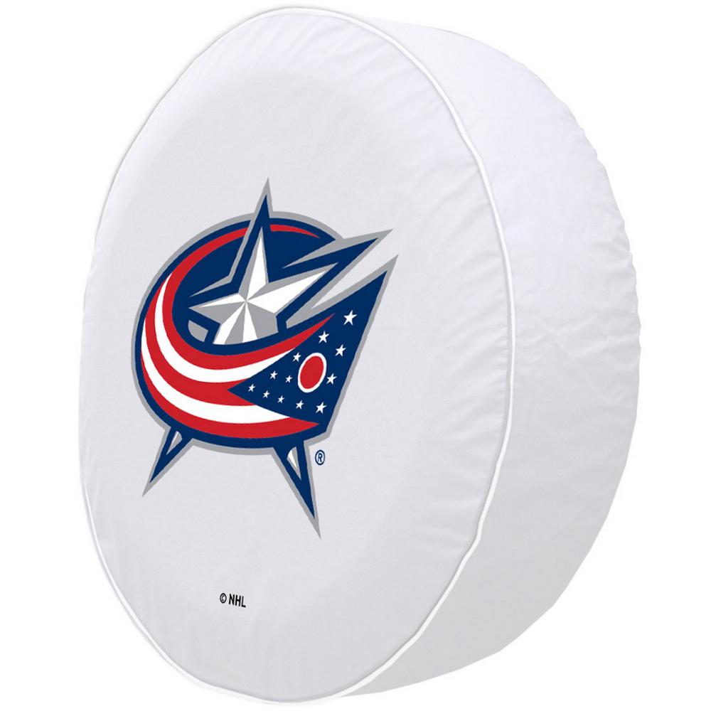 25 1/2 x 8 Columbus Blue Jackets Tire Cover. Picture 2