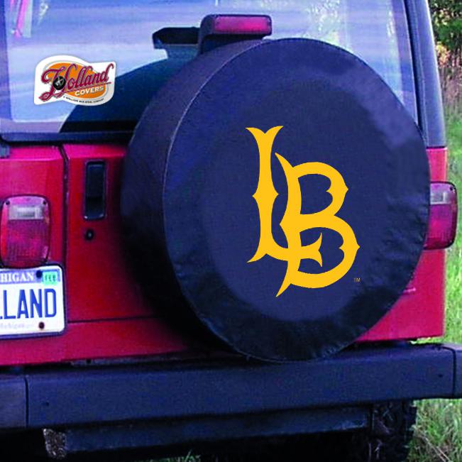 25 1/2 x 8 Long Beach State University Tire Cover. Picture 2