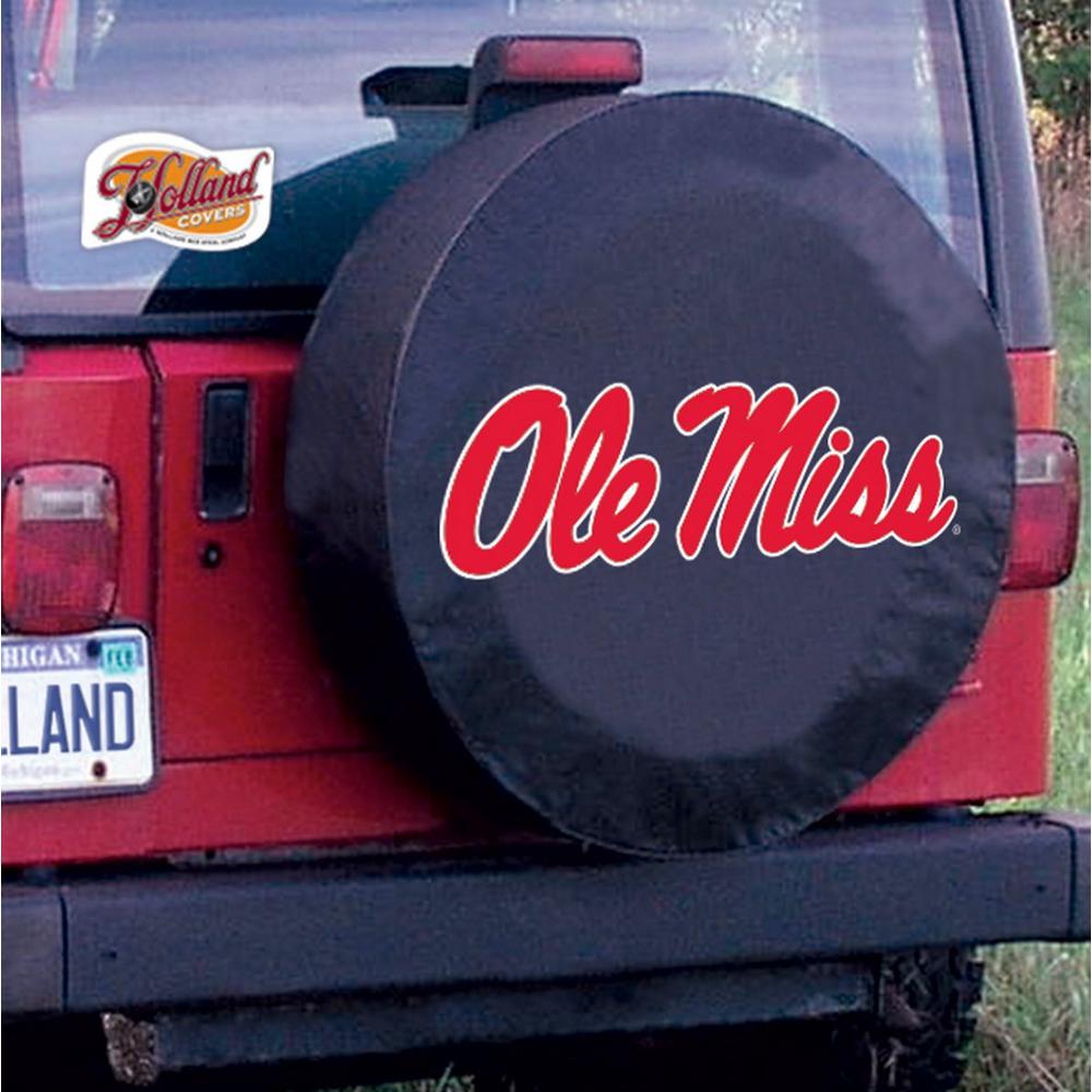 25 1/2 x 8 Ole' Miss Tire Cover. Picture 2