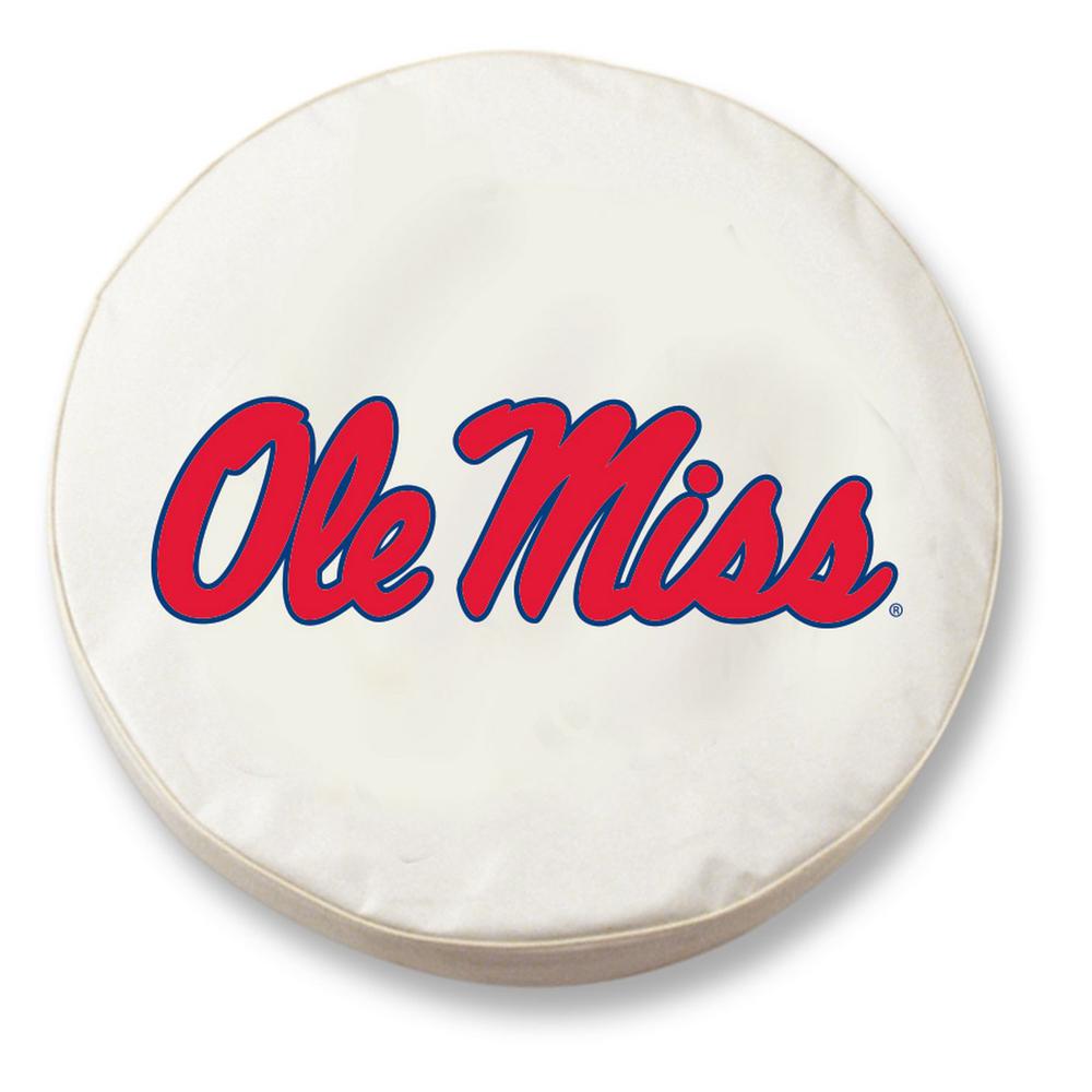 25 1/2 x 8 Ole' Miss Tire Cover. Picture 1