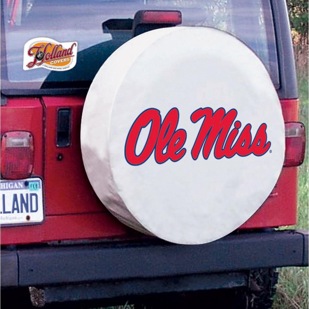 25 1/2 x 8 Ole' Miss Tire Cover. Picture 2