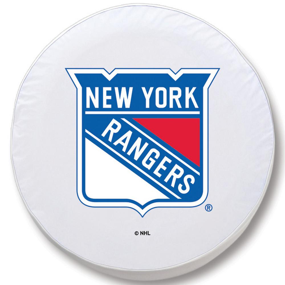 25 1/2 x 8 New York Rangers Tire Cover. Picture 1