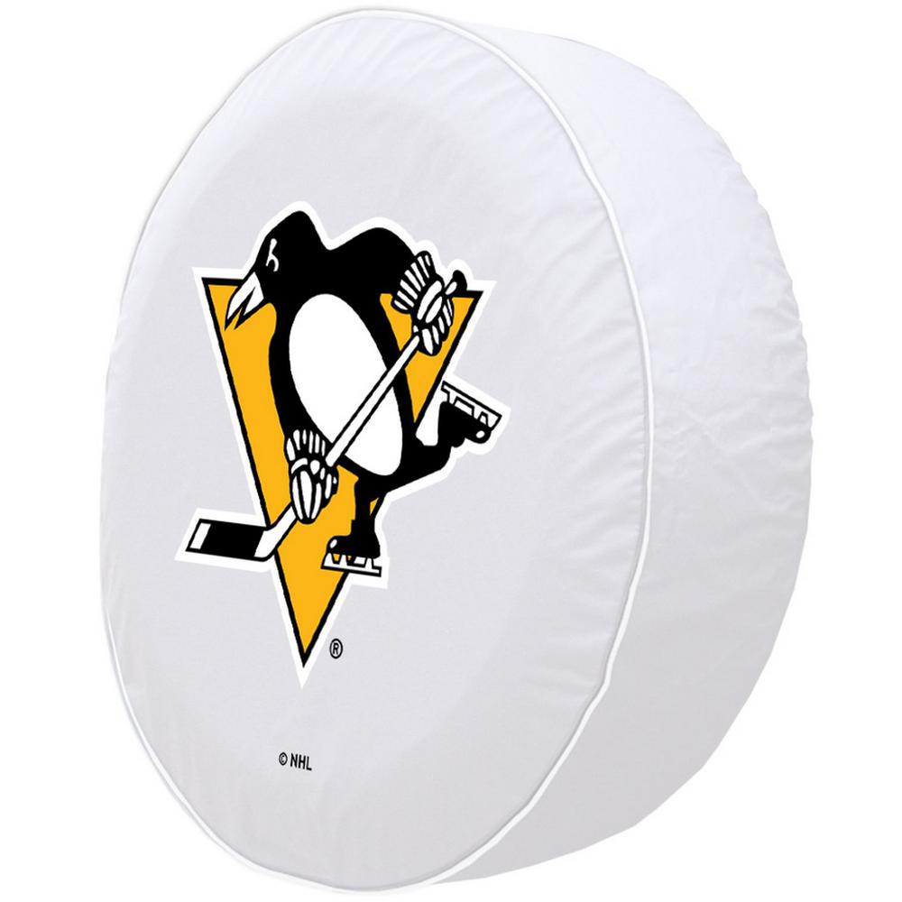 25 1/2 x 8 Pittsburgh Penguins Tire Cover. Picture 2