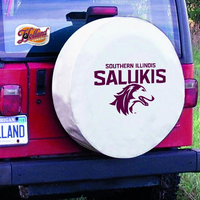 25 1/2 x 8 Southern Illinois Tire Cover. Picture 2