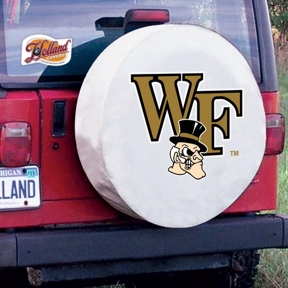 25 1/2 x 8 Wake Forest Tire Cover. Picture 2