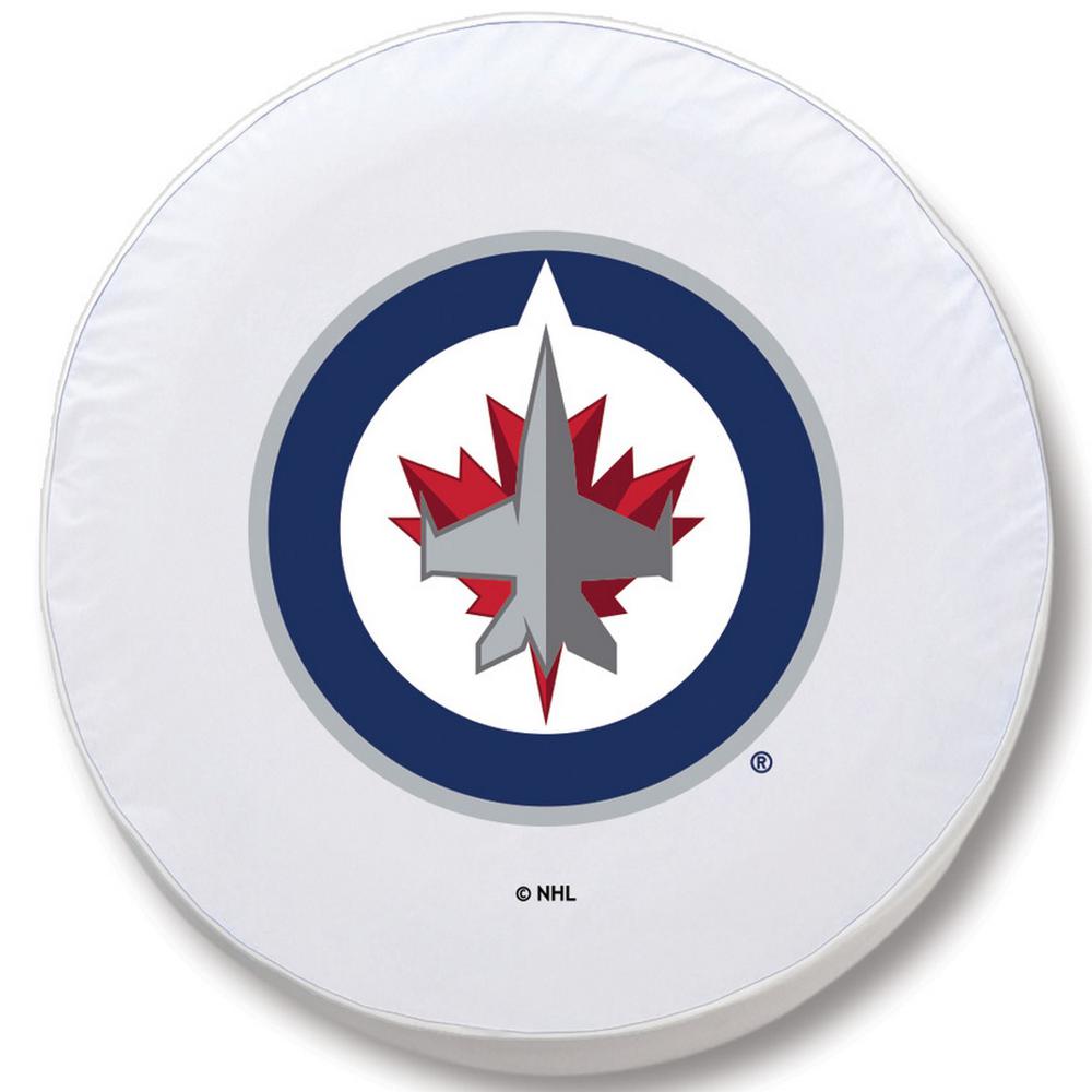 25 1/2 x 8 Winnipeg Jets Tire Cover. Picture 1