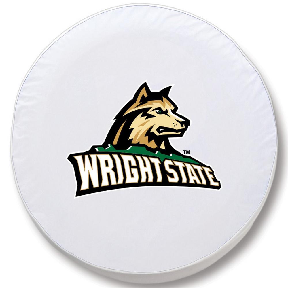 25 1/2 x 8 Wright State Tire Cover. Picture 1