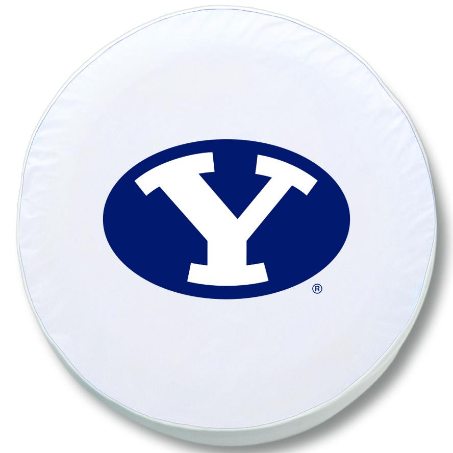 24 x 8 Brigham Young Tire Cover. Picture 1